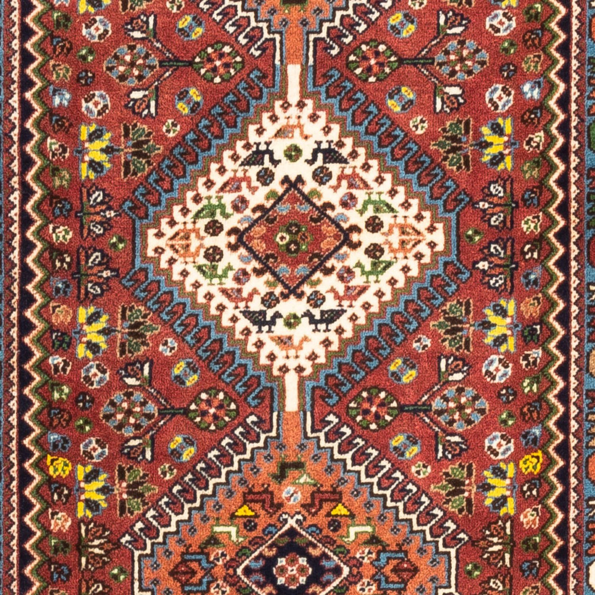 Alfombra de pasillo Alfombra persa - Nómada - 197 x 82 cm - rojo