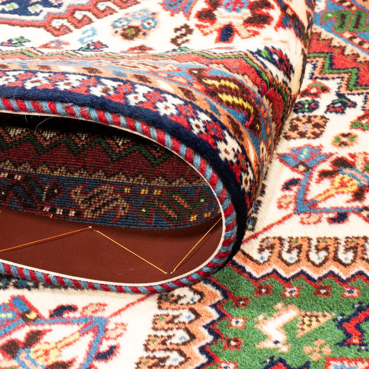 Alfombra de pasillo Alfombra persa - Nómada - 216 x 62 cm - rojo