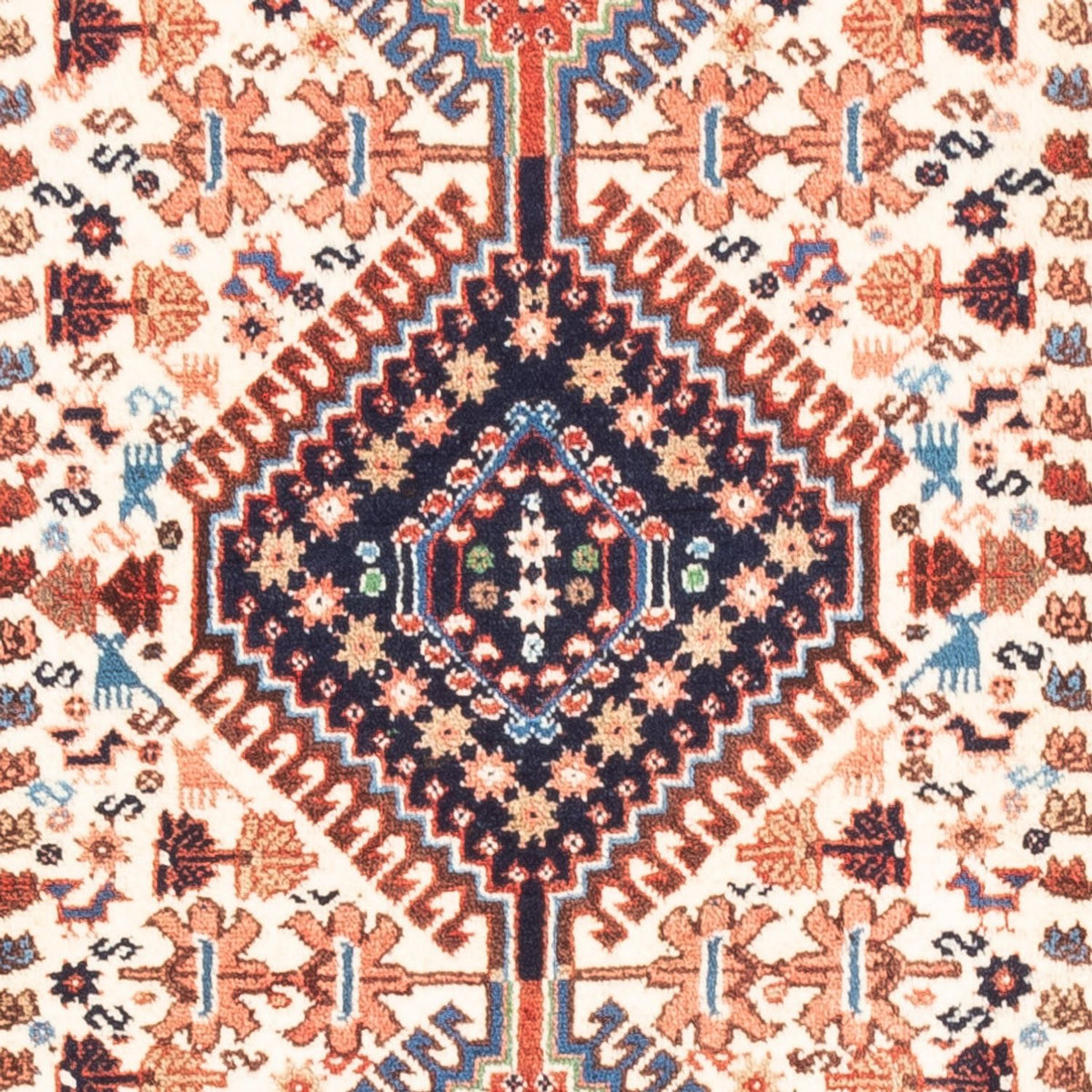 Alfombra de pasillo Alfombra persa - Nómada - 200 x 80 cm - crema