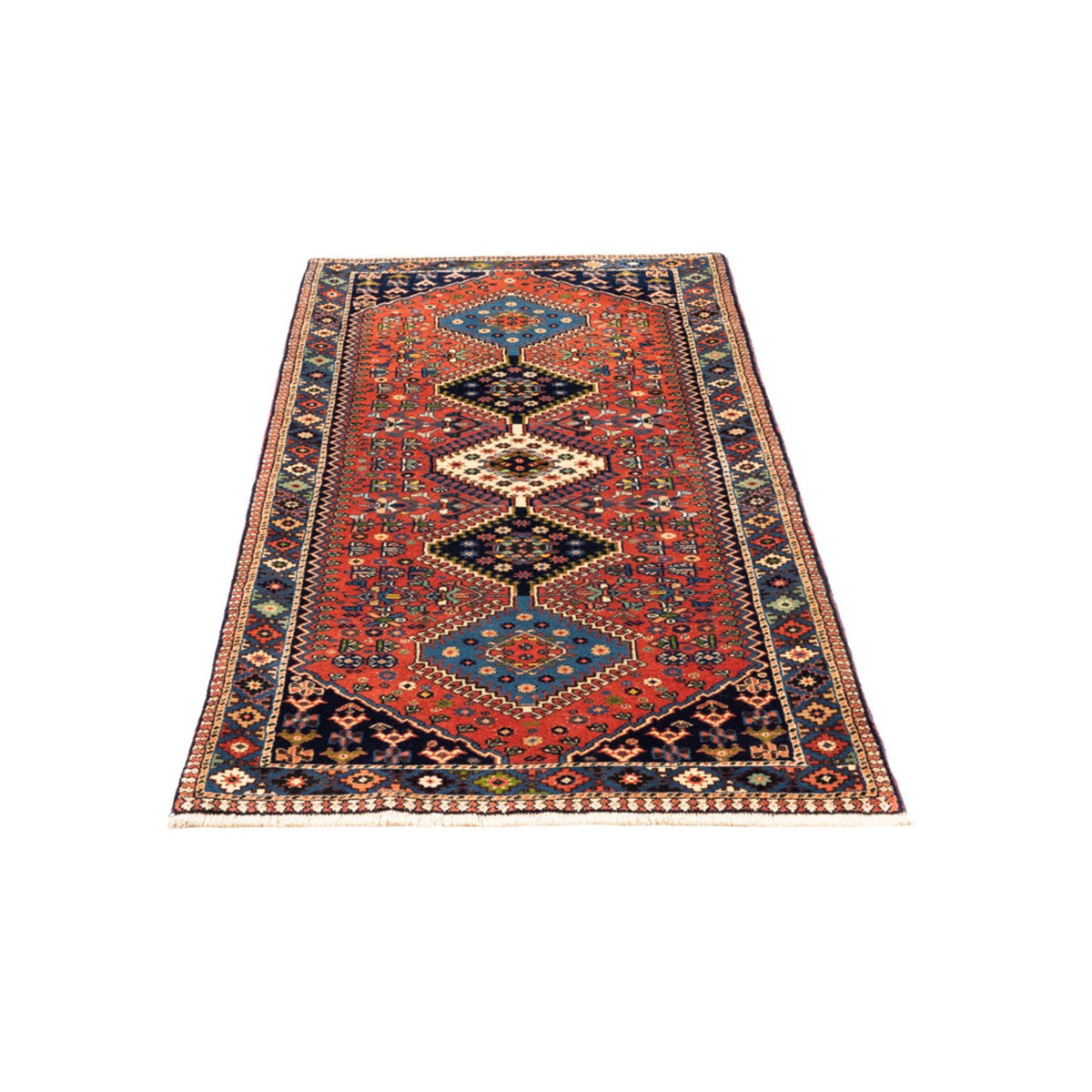 Alfombra de pasillo Alfombra persa - Nómada - 197 x 80 cm - rojo
