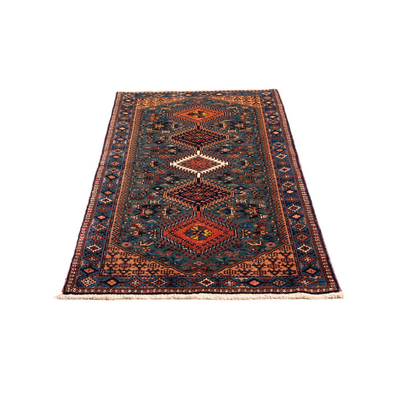 Alfombra de pasillo Alfombra persa - Nómada - 196 x 80 cm - azul