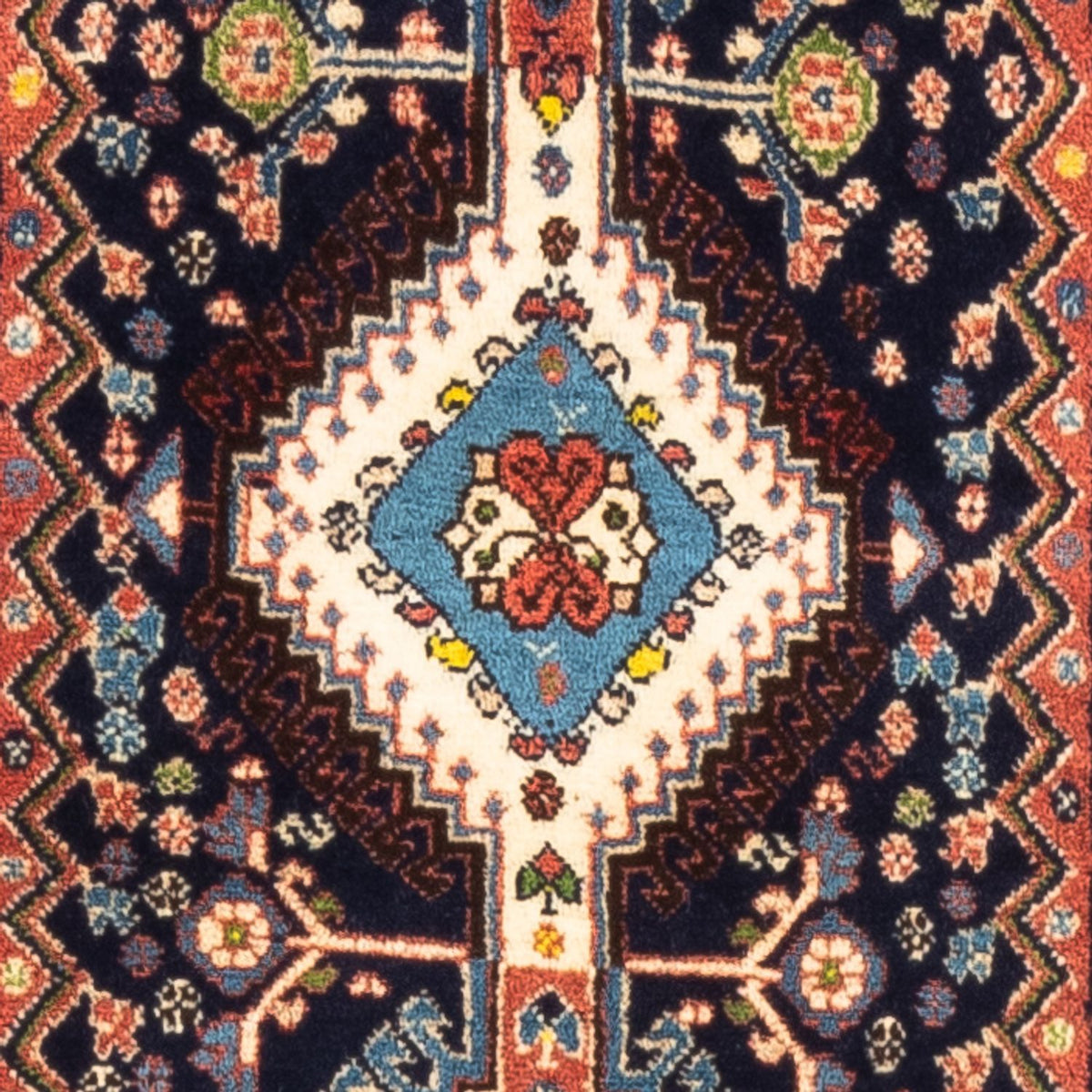 Alfombra de pasillo Alfombra persa - Nómada - 187 x 60 cm - azul oscuro