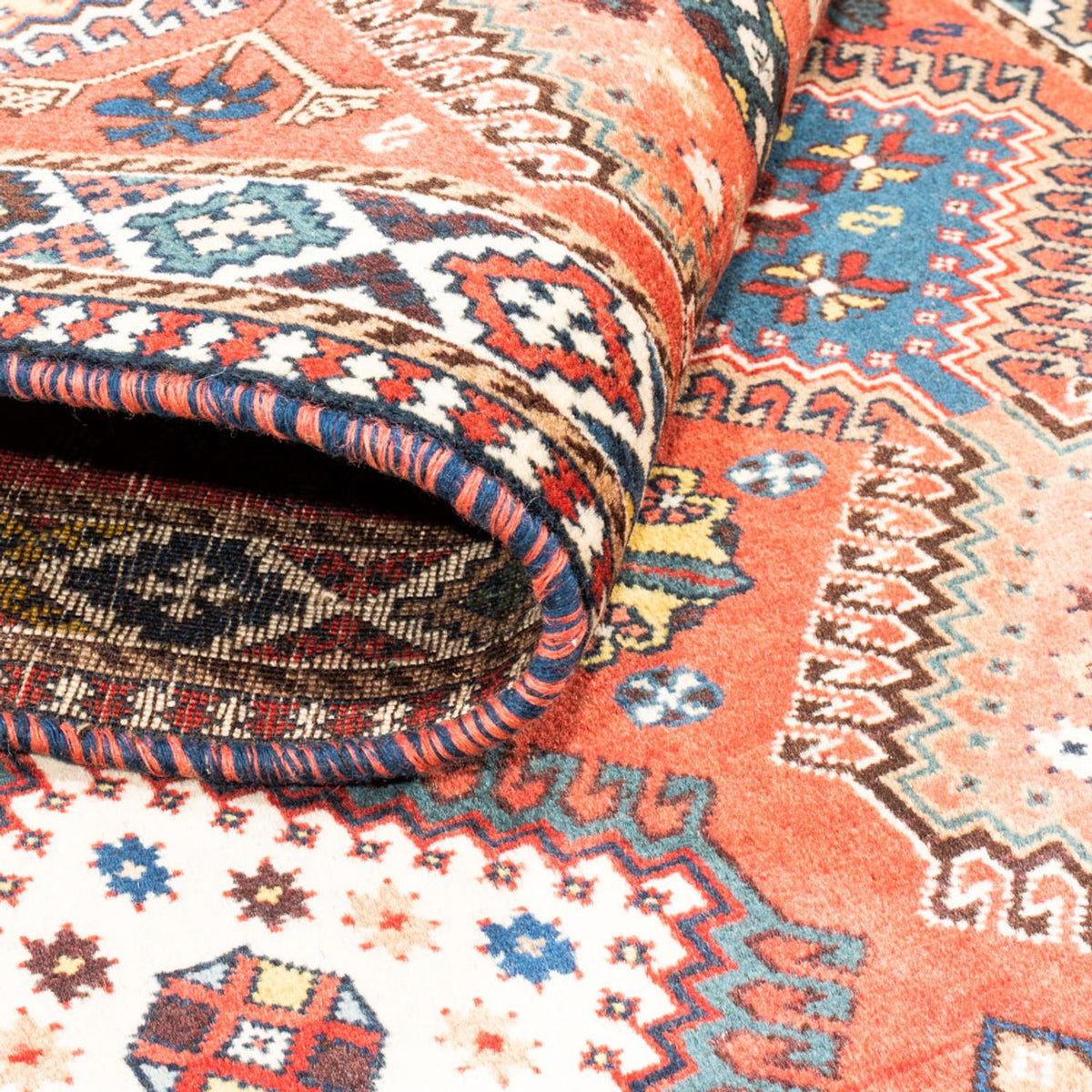 Alfombra de pasillo Alfombra persa - Nómada - 190 x 81 cm - rojo