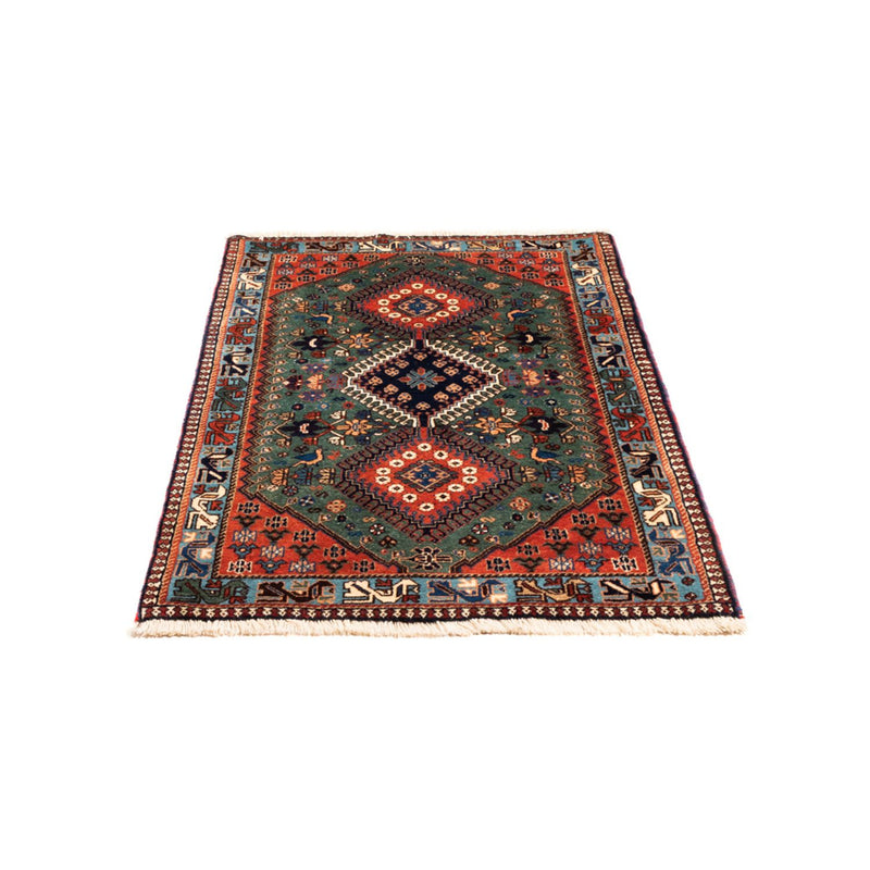 Alfombra persa - Nómada - 130 x 80 cm - verde