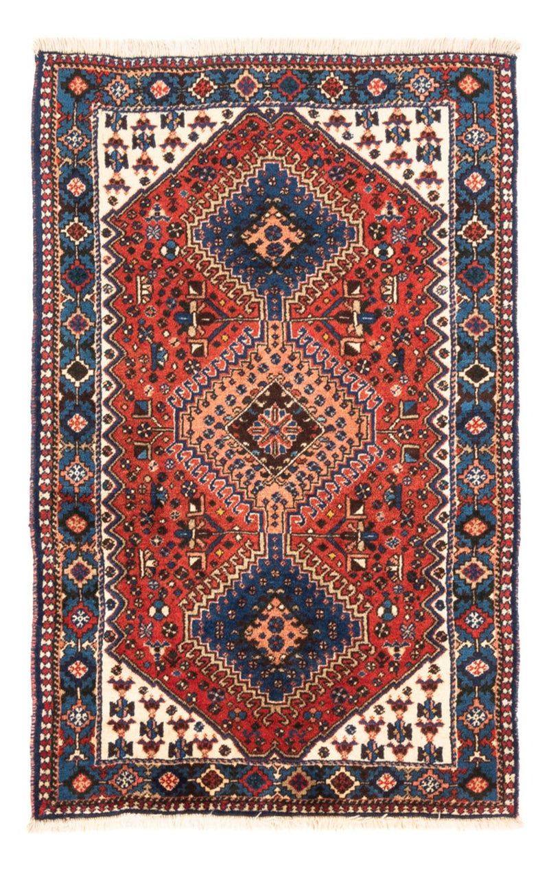 Alfombra persa - Nómada - 123 x 81 cm - rojo