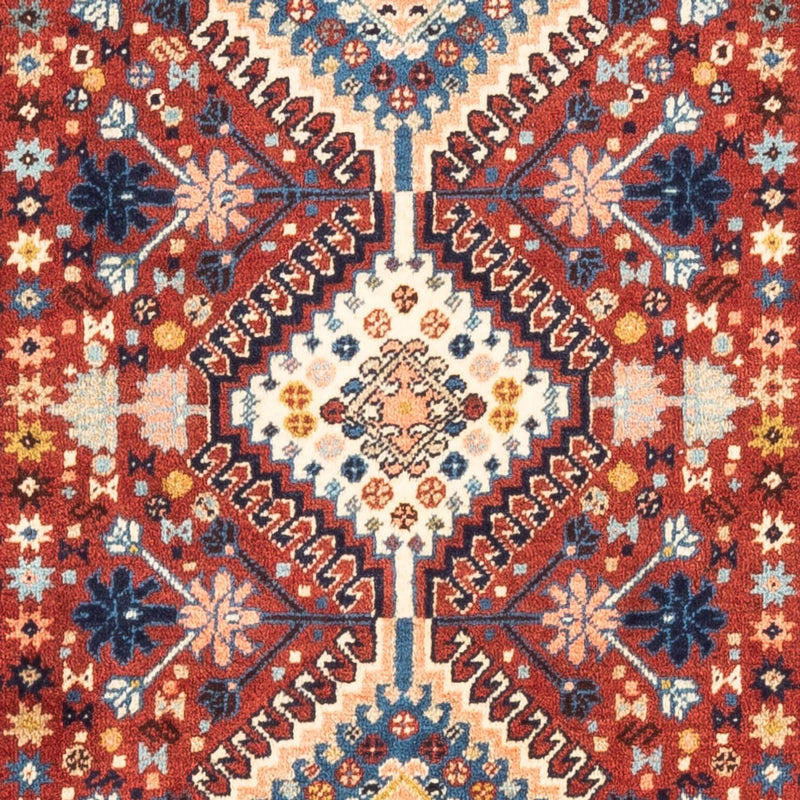 Alfombra persa - Nómada - 131 x 86 cm - rojo