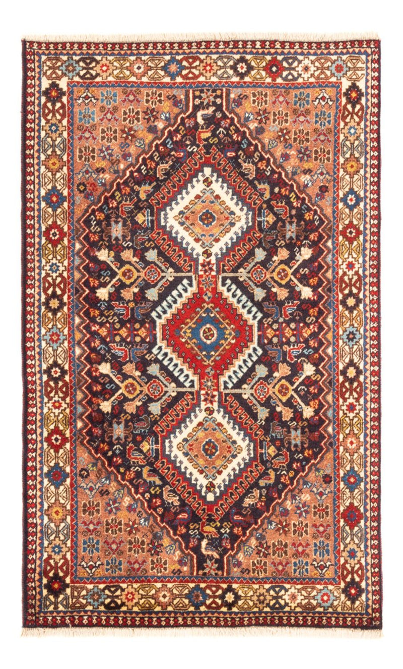 Alfombra persa - Nómada - 130 x 80 cm - azul oscuro