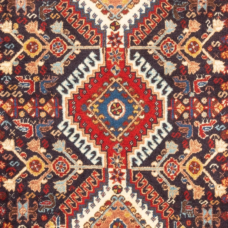 Alfombra persa - Nómada - 130 x 80 cm - azul oscuro