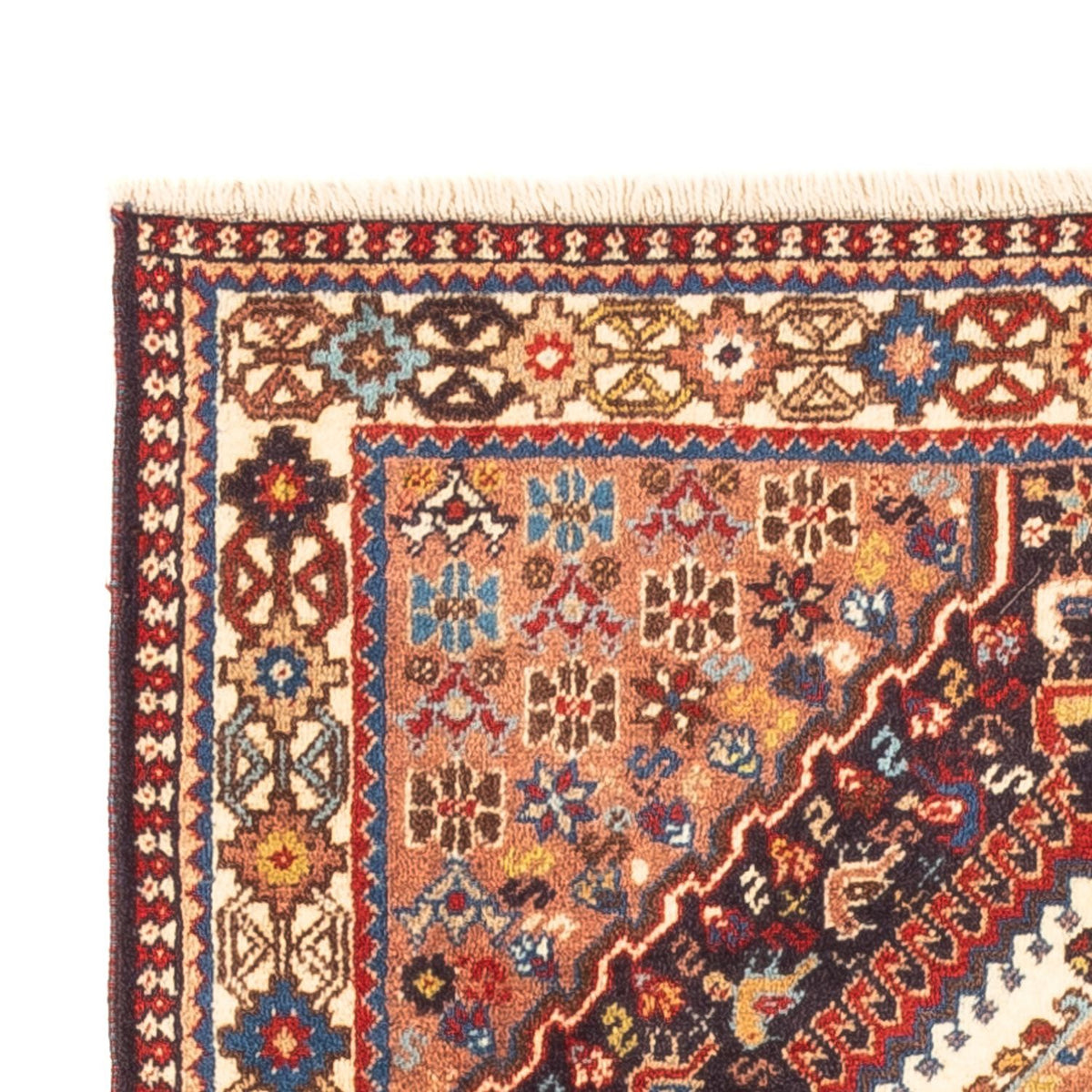 Alfombra persa - Nómada - 130 x 80 cm - azul oscuro