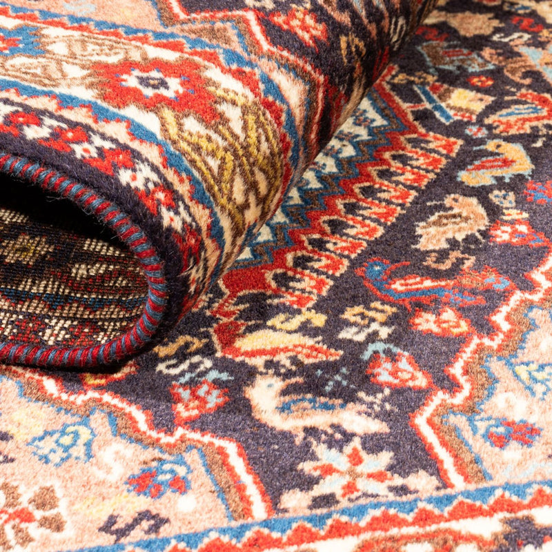 Alfombra persa - Nómada - 130 x 80 cm - azul oscuro