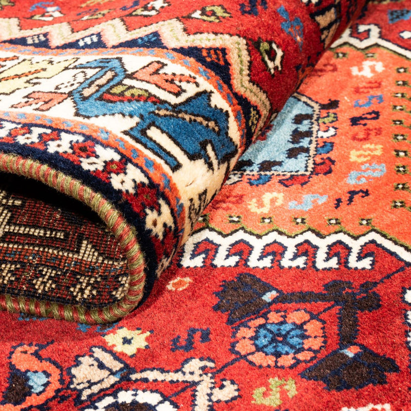 Alfombra de pasillo Alfombra persa - Nómada - 196 x 80 cm - rojo