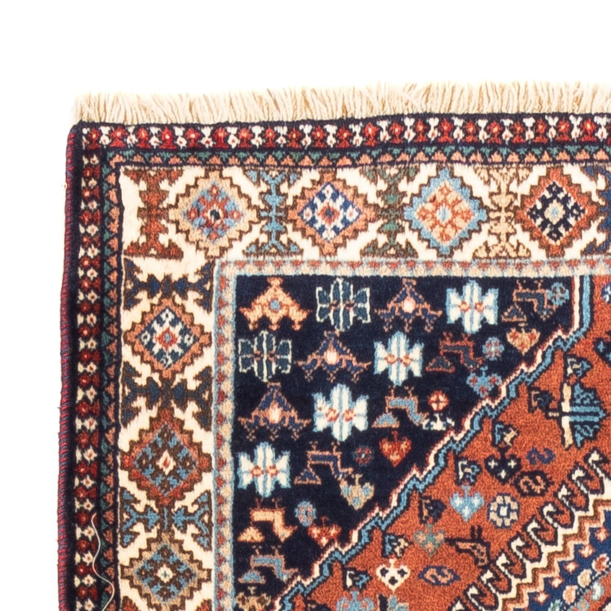 Alfombra de pasillo Alfombra persa - Nómada - 205 x 83 cm - rojo
