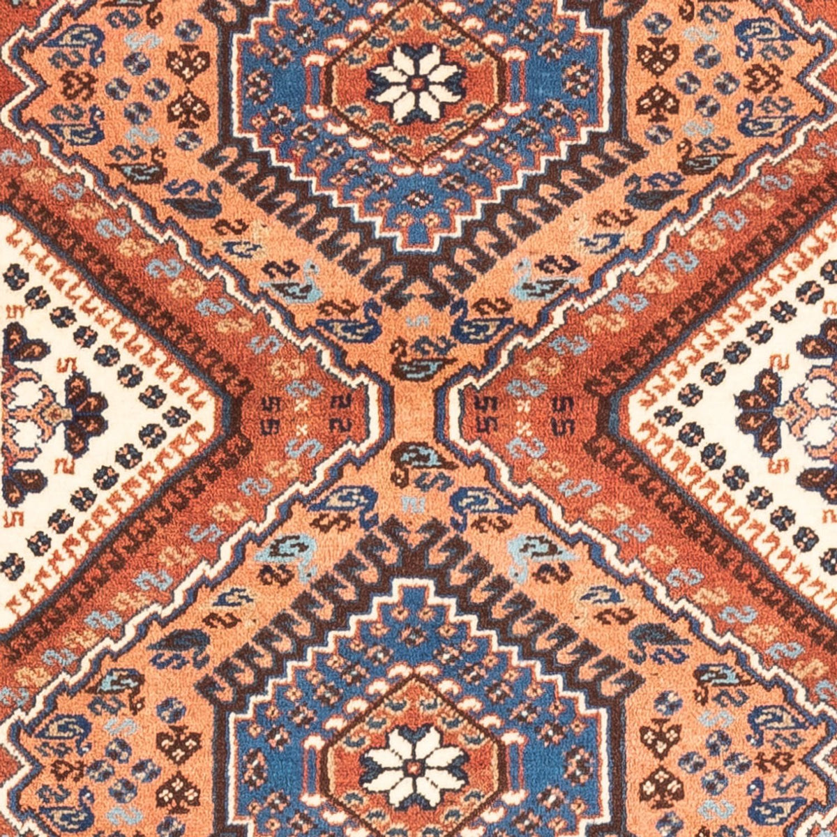 Alfombra de pasillo Alfombra persa - Nómada - 194 x 85 cm - rojo