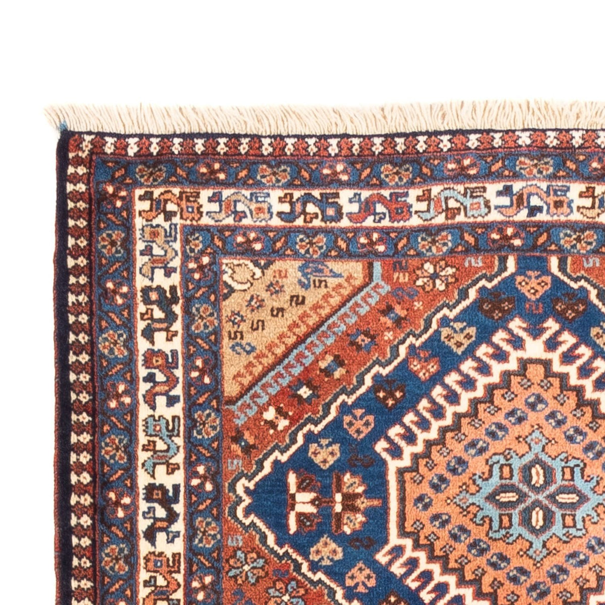 Alfombra de pasillo Alfombra persa - Nómada - 194 x 85 cm - rojo