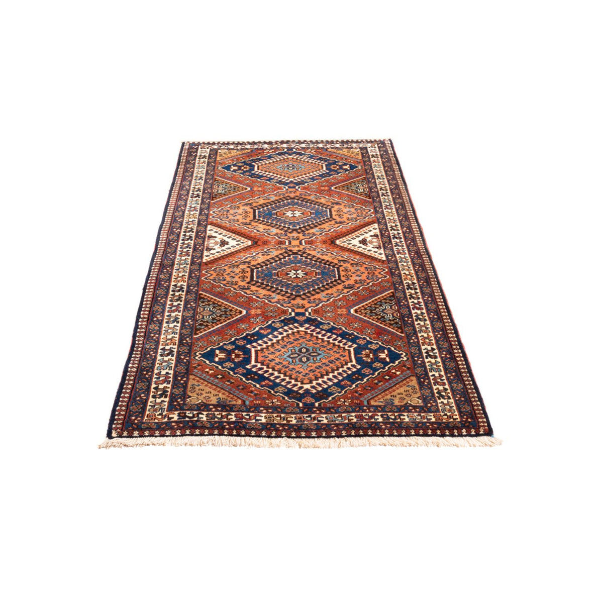 Alfombra de pasillo Alfombra persa - Nómada - 194 x 85 cm - rojo
