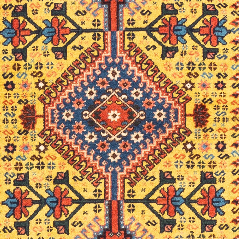 Alfombra de pasillo Alfombra persa - Nómada - 195 x 83 cm - amarillo