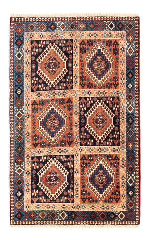 Alfombra persa - Nómada - 128 x 80 cm - multicolor