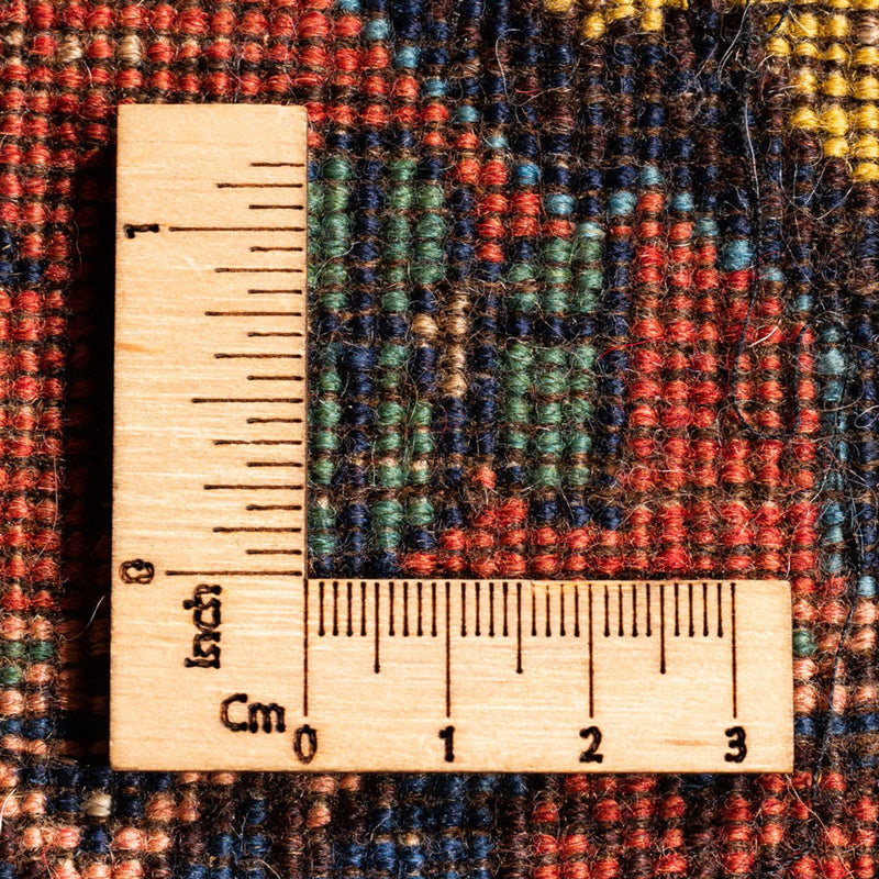 Alfombra persa - Nómada - 132 x 85 cm - amarillo