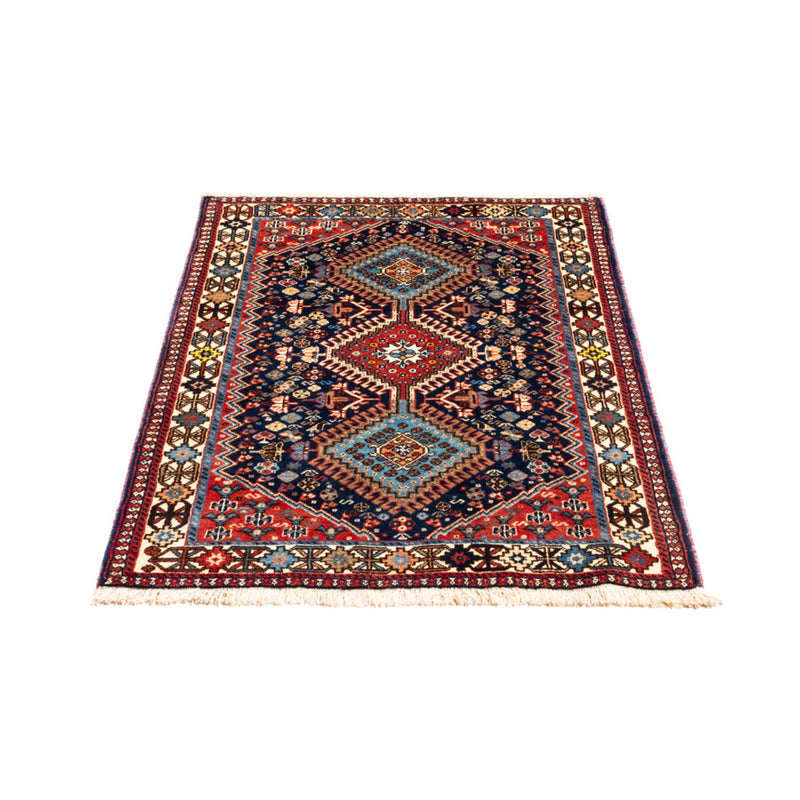 Alfombra persa - Nómada - 124 x 78 cm - azul oscuro