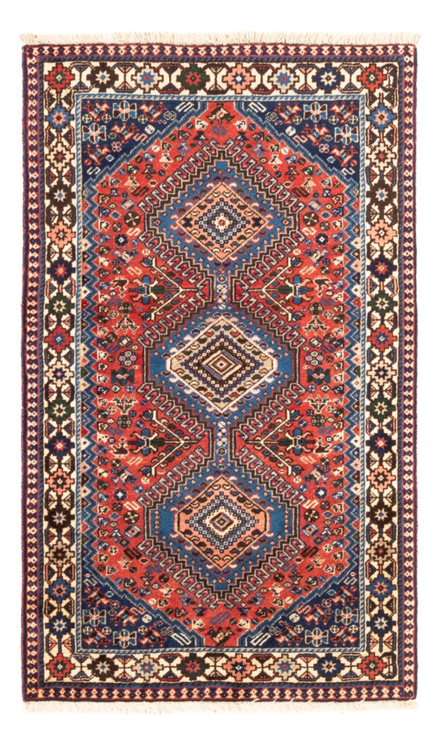 Alfombra persa - Nómada - 128 x 75 cm - rojo