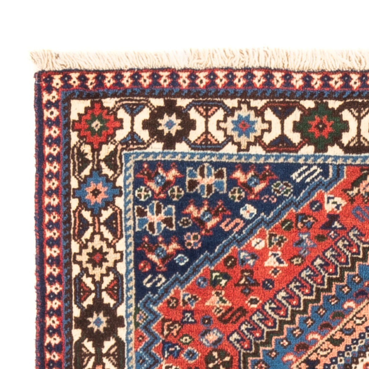 Alfombra persa - Nómada - 128 x 75 cm - rojo