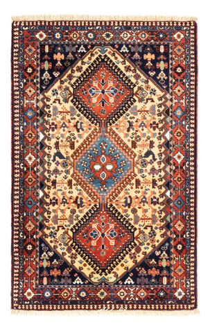 Alfombra persa - Nómada - 130 x 84 cm - crema