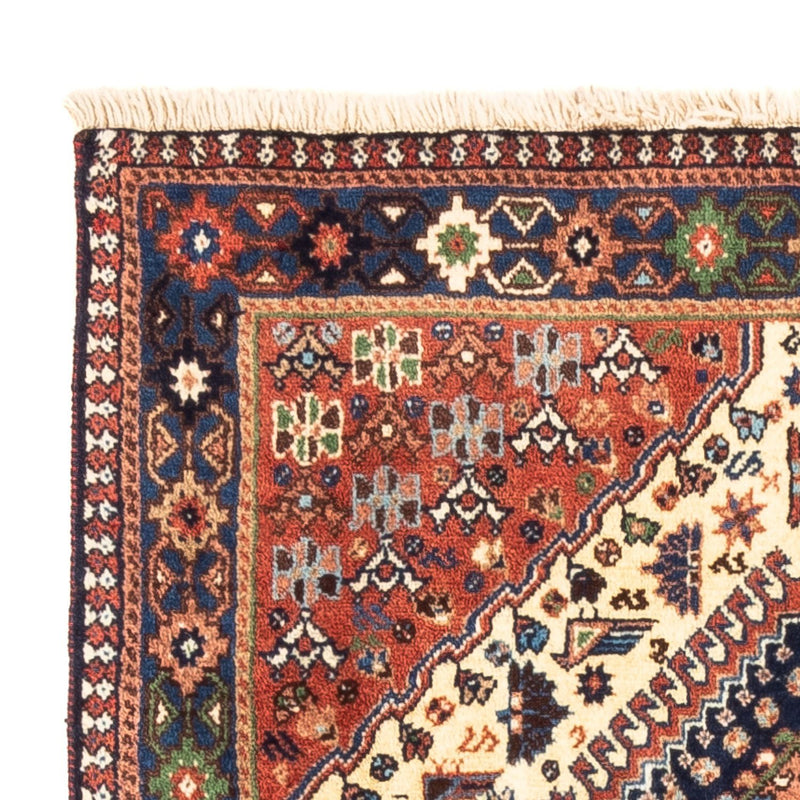 Alfombra persa - Nómada - 130 x 80 cm - crema