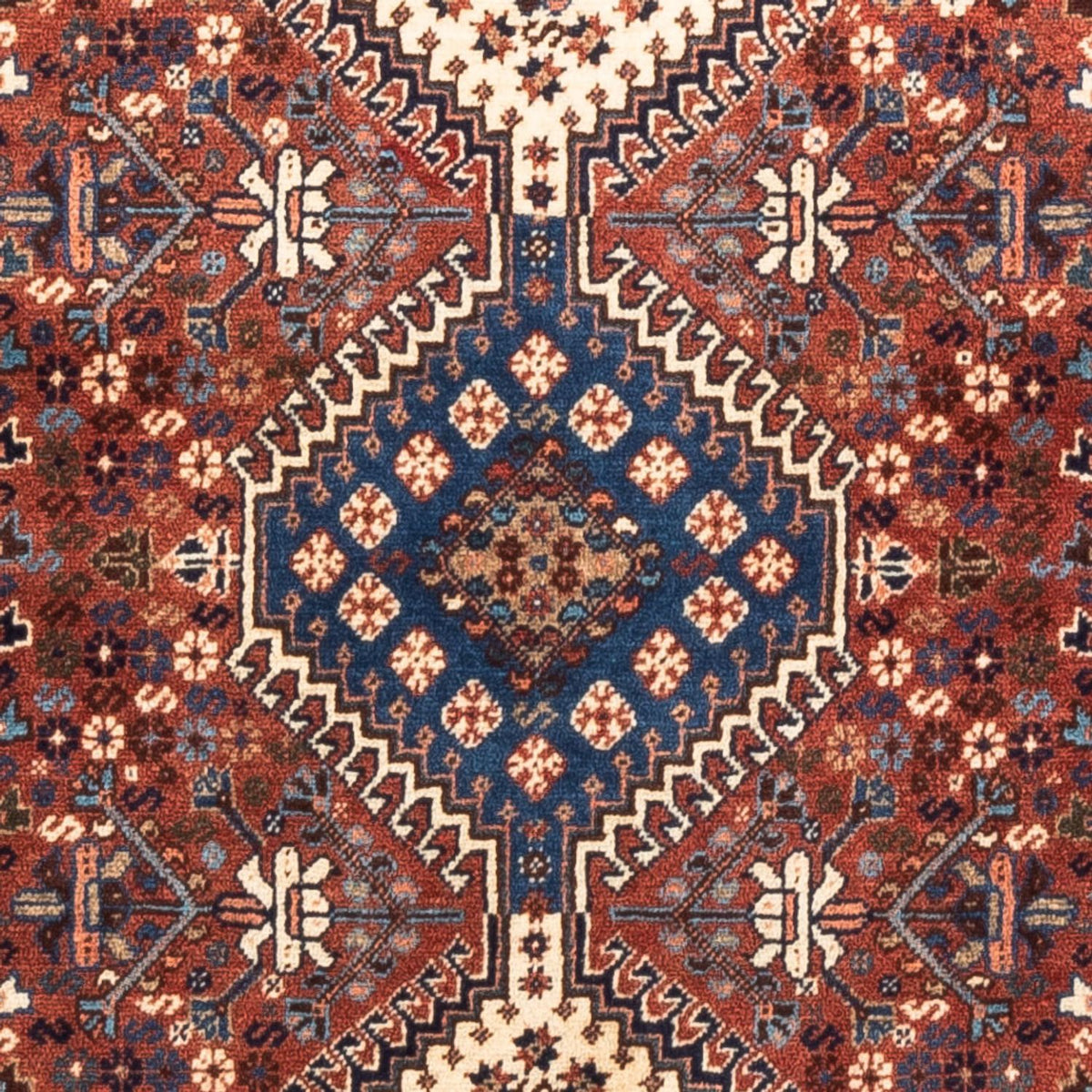 Alfombra de pasillo Alfombra persa - Nómada - 203 x 83 cm - rojo