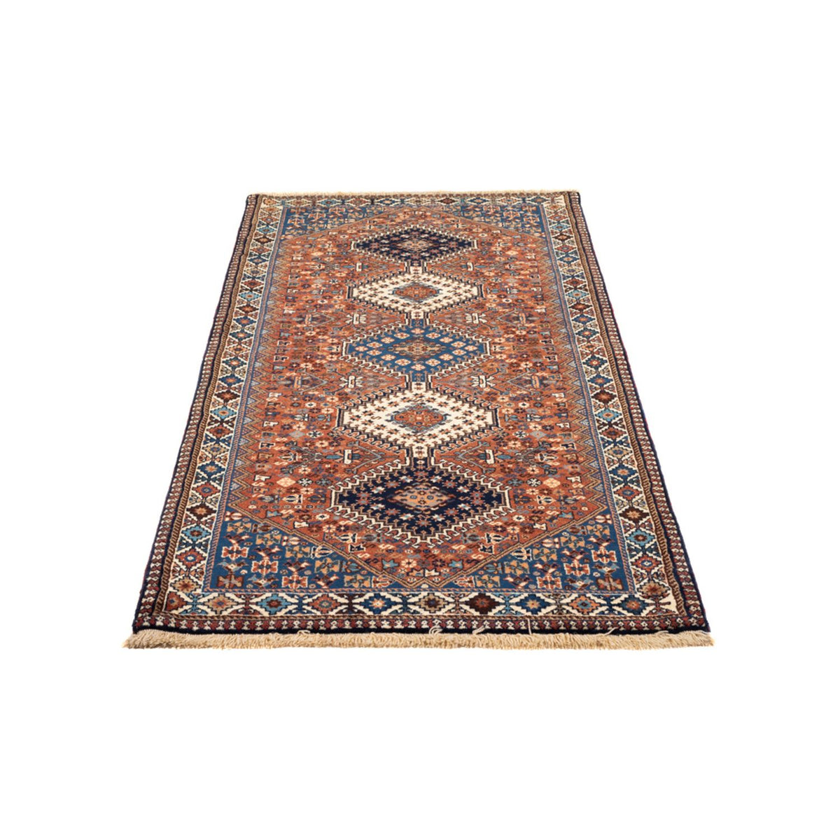 Alfombra de pasillo Alfombra persa - Nómada - 203 x 83 cm - rojo