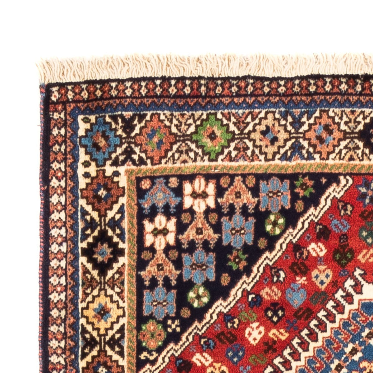 Alfombra de pasillo Alfombra persa - Nómada - 196 x 80 cm - rojo