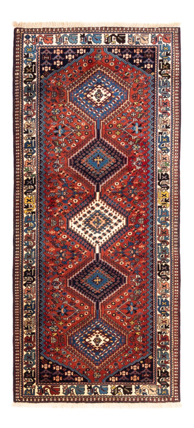 Alfombra de pasillo Alfombra persa - Nómada - 193 x 85 cm - rojo