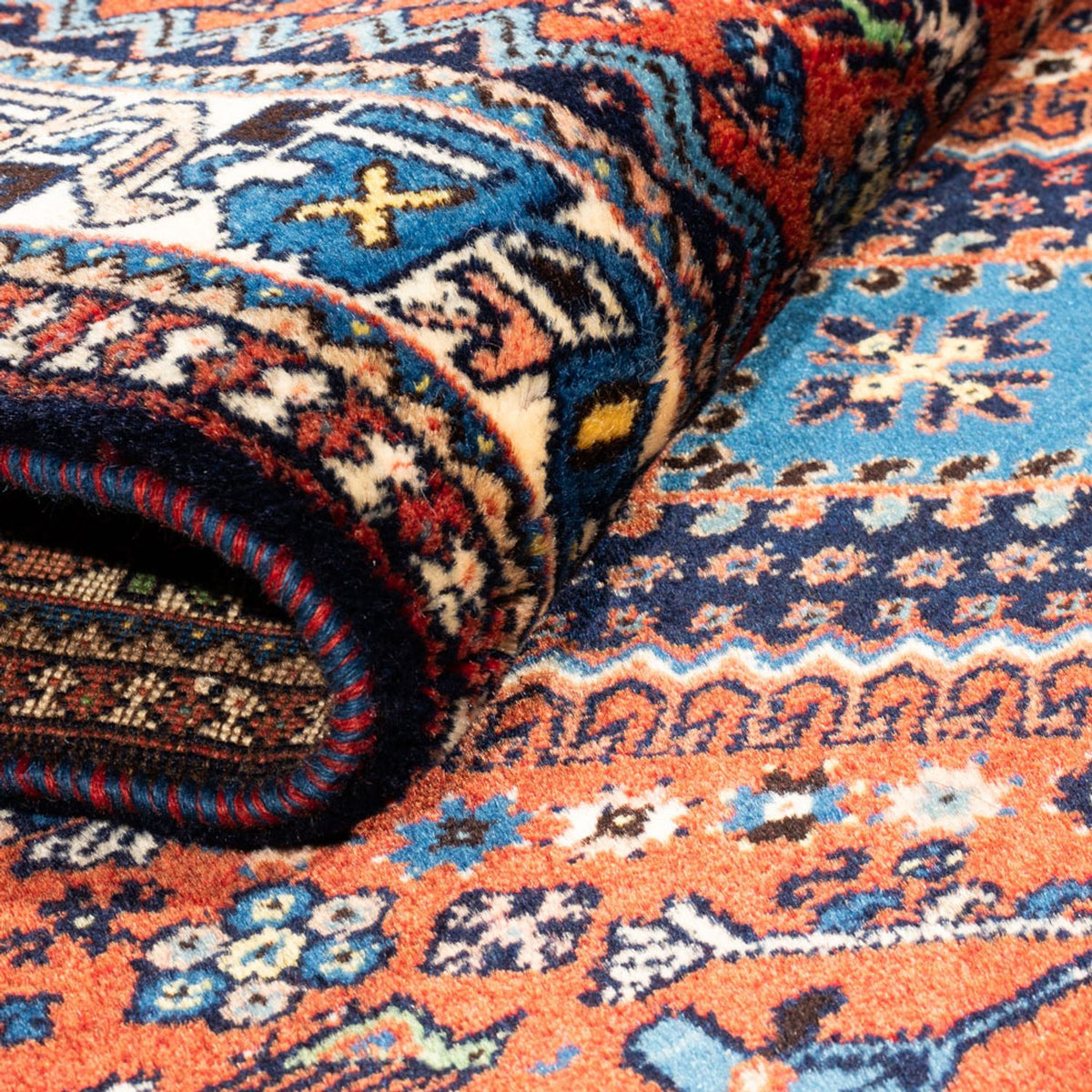 Alfombra de pasillo Alfombra persa - Nómada - 193 x 85 cm - rojo