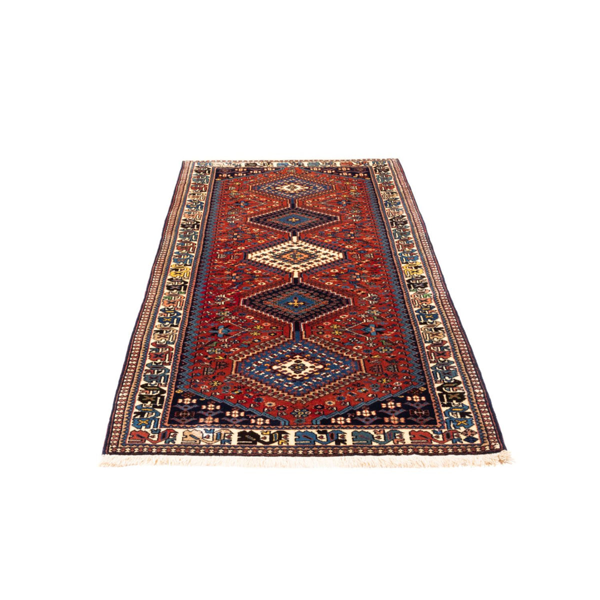 Alfombra de pasillo Alfombra persa - Nómada - 193 x 85 cm - rojo