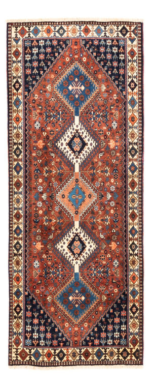 Alfombra de pasillo Alfombra persa - Nómada - 205 x 80 cm - rojo