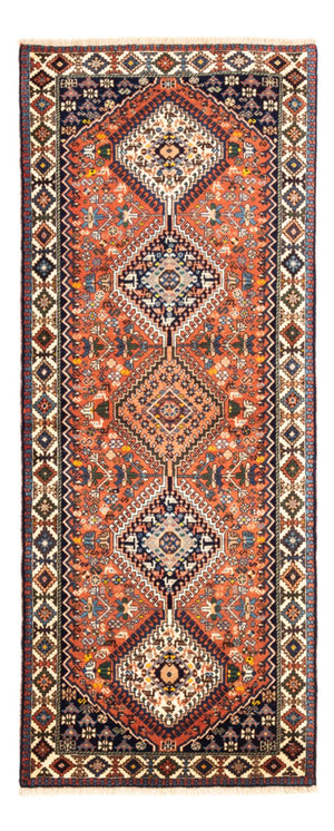 Alfombra de pasillo Alfombra persa - Nómada - 202 x 82 cm - rojo