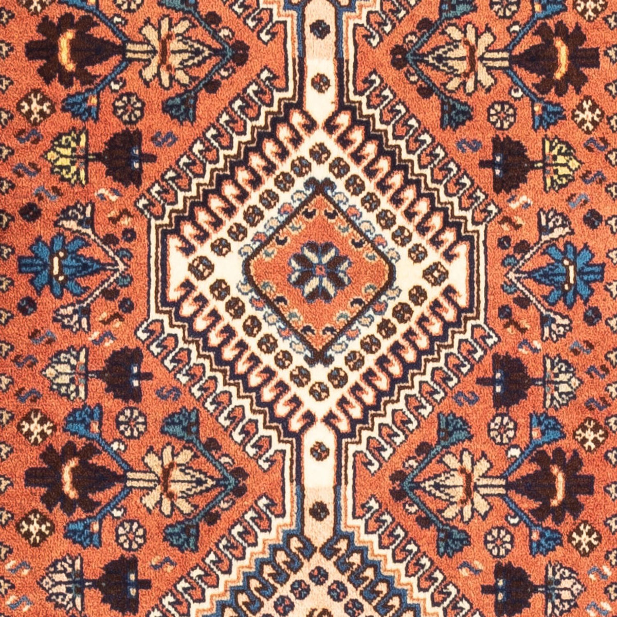 Alfombra de pasillo Alfombra persa - Nómada - 200 x 80 cm - rojo