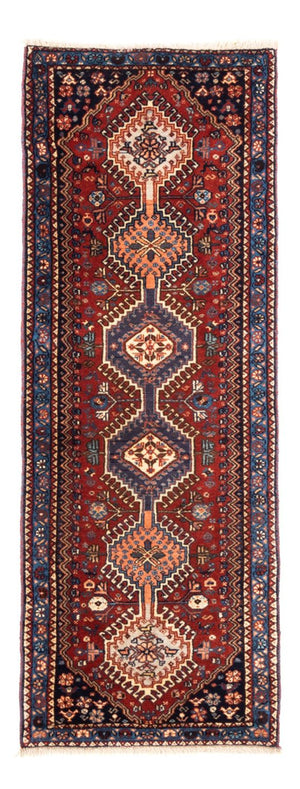 Alfombra de pasillo Alfombra persa - Nómada - 153 x 55 cm - rojo