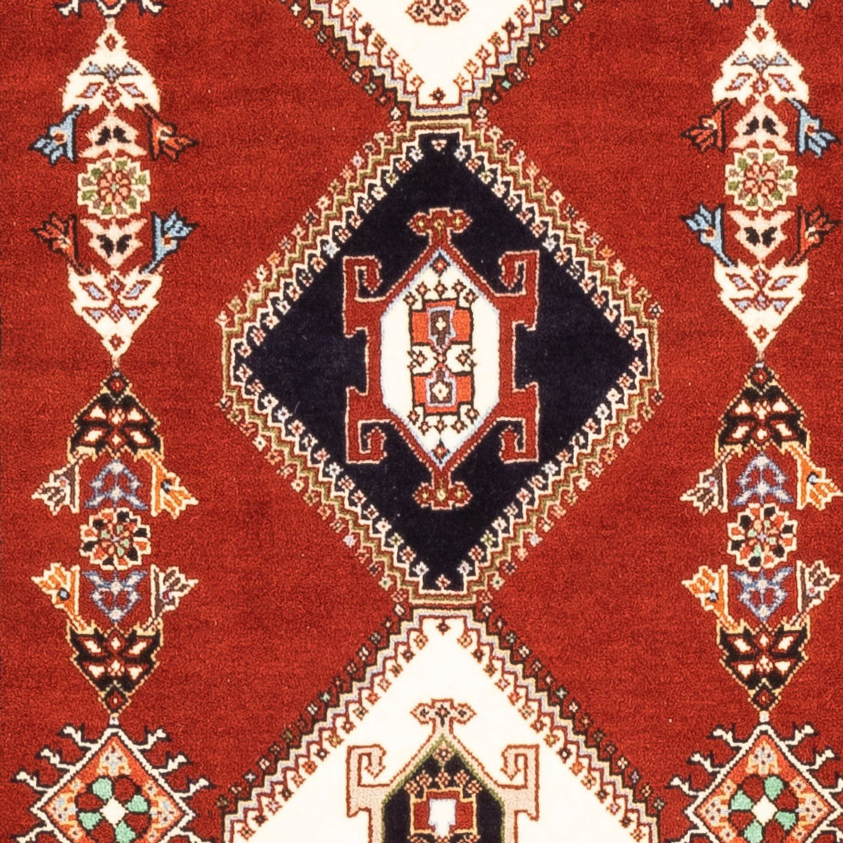 Alfombra de pasillo Alfombra persa - Nómada - 208 x 84 cm - rojo