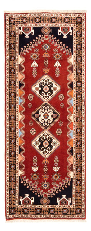 Alfombra de pasillo Alfombra persa - Nómada - 212 x 85 cm - rojo