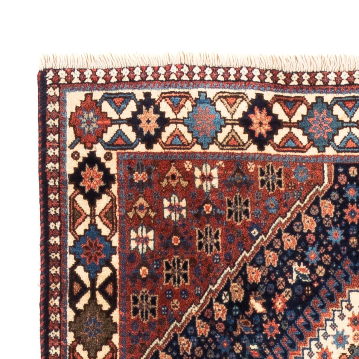 Alfombra de pasillo Alfombra persa - Nómada - 188 x 82 cm - azul oscuro
