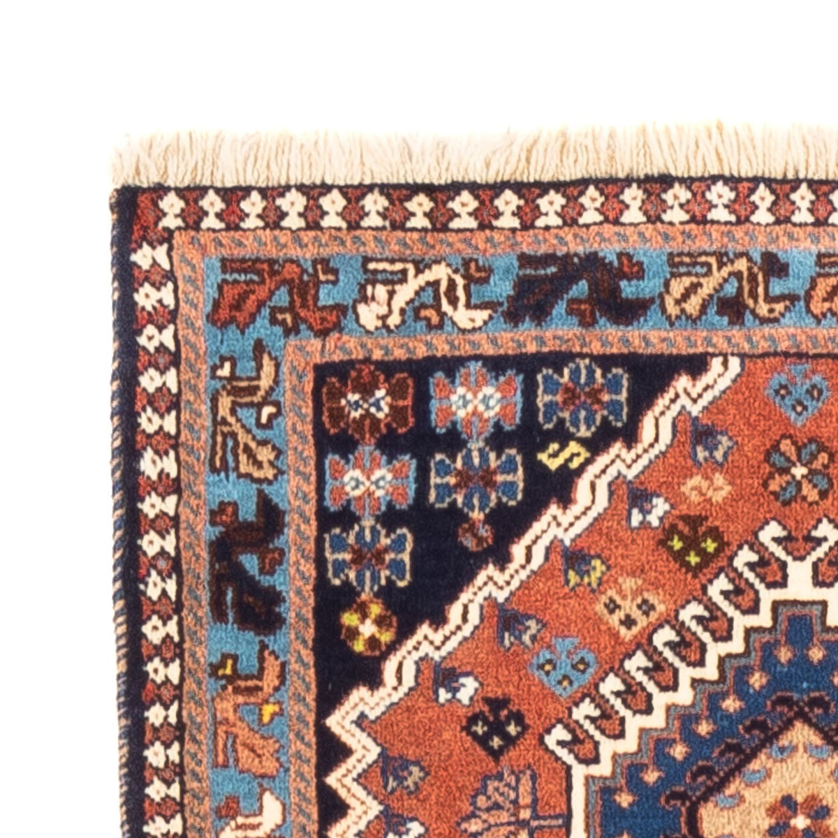 Alfombra de pasillo Alfombra persa - Nómada - 200 x 62 cm - rojo