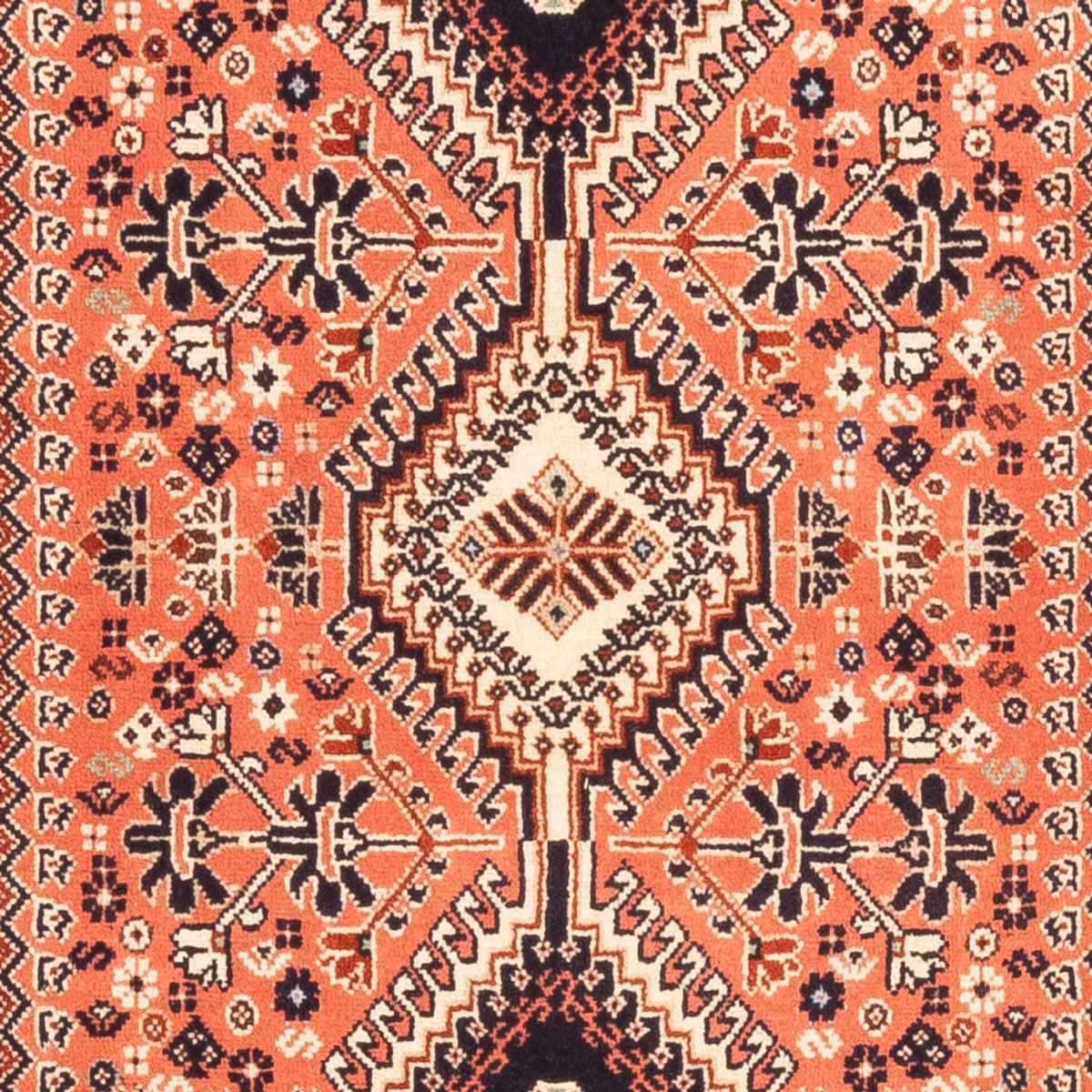 Alfombra de pasillo Alfombra persa - Nómada - 207 x 80 cm - rojo