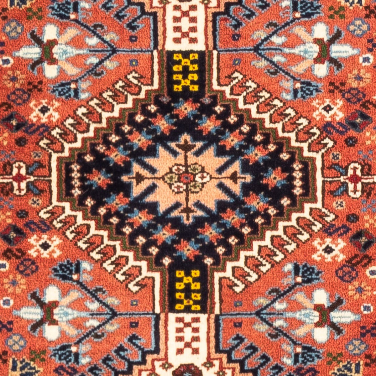 Alfombra persa - Nómada - 133 x 82 cm - rojo