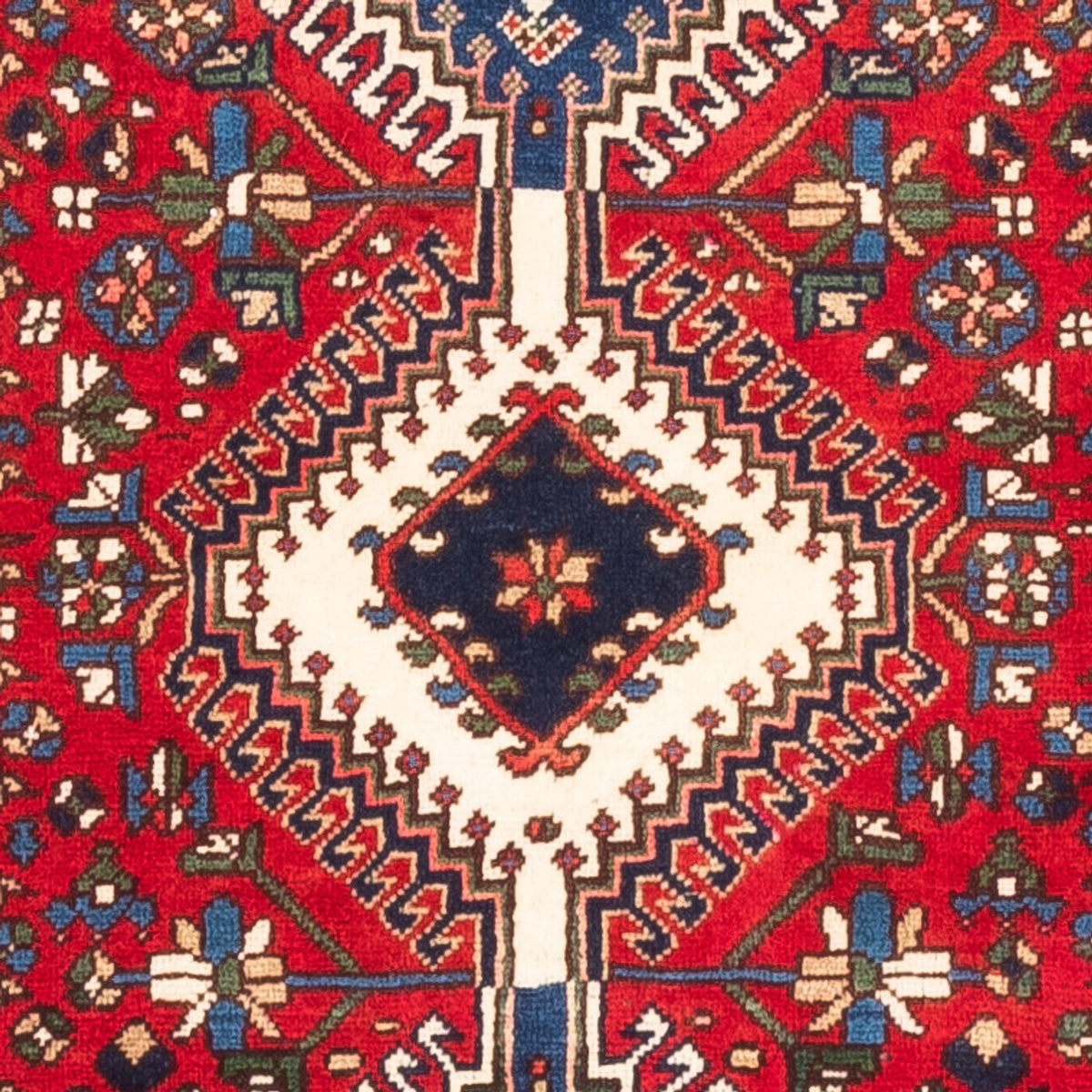 Alfombra persa - Nómada - 128 x 74 cm - rojo