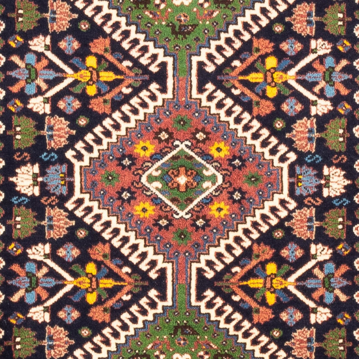 Alfombra persa - Nómada - 128 x 82 cm - verde