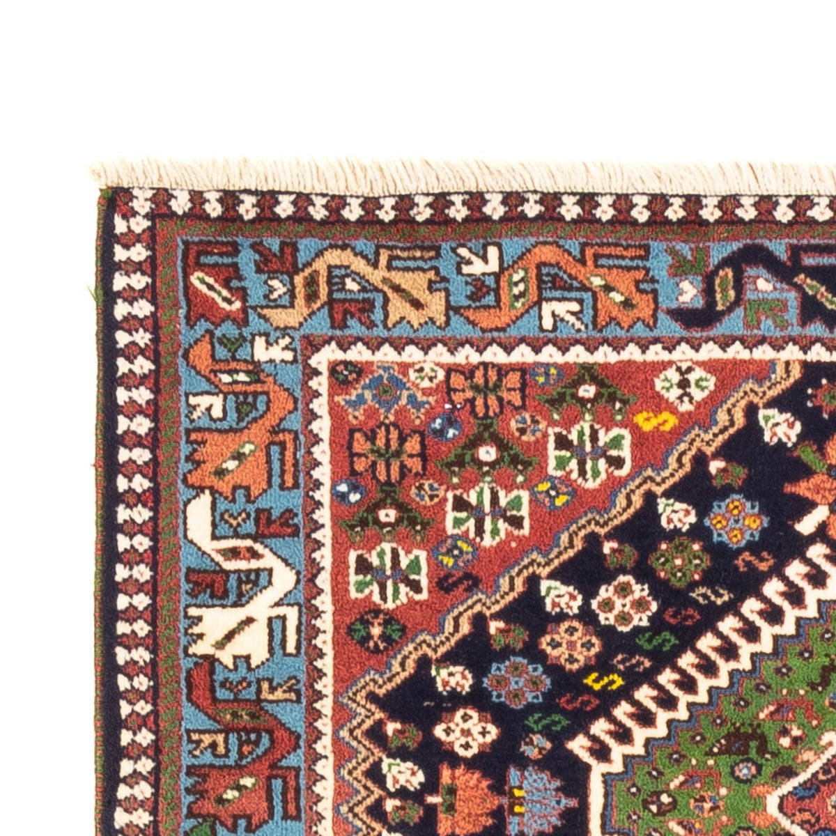 Alfombra persa - Nómada - 128 x 82 cm - verde