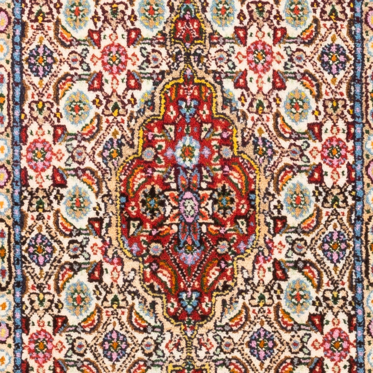 Alfombra persa - Clásica - Real - 88 x 55 cm - multicolor