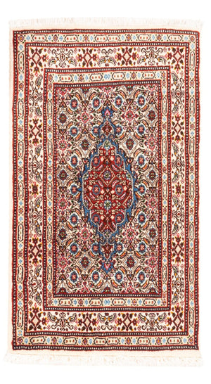 Alfombra persa - Clásica - Real - 87 x 57 cm - multicolor