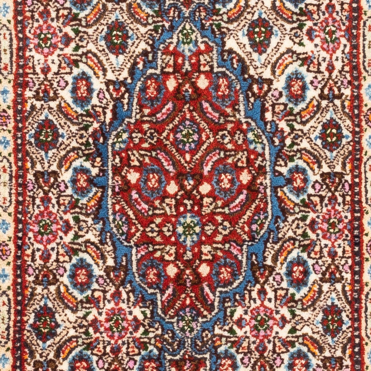 Alfombra persa - Clásica - Real - 87 x 57 cm - multicolor