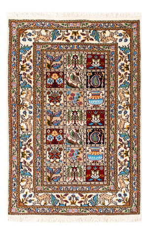 Alfombra persa - Clásica - Real - 88 x 60 cm - multicolor